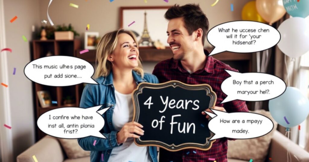 Funny 4th Anniversary Wishes