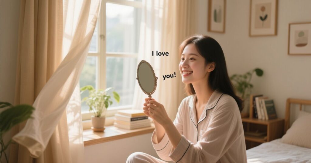 Don’t forget to tell yourself ‘I love you’ today.