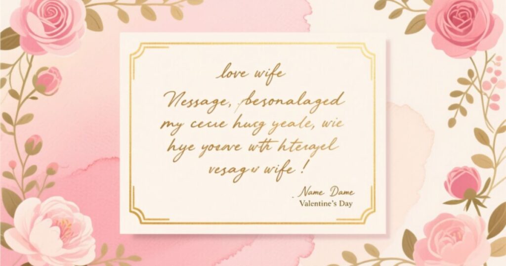 Love Messages For Wife