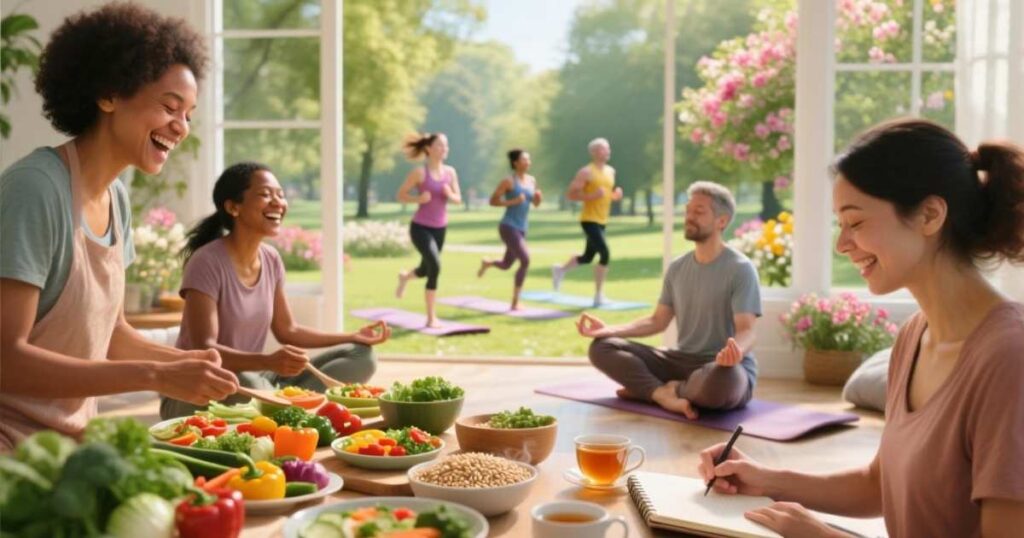 Take care of your body with nourishment.
