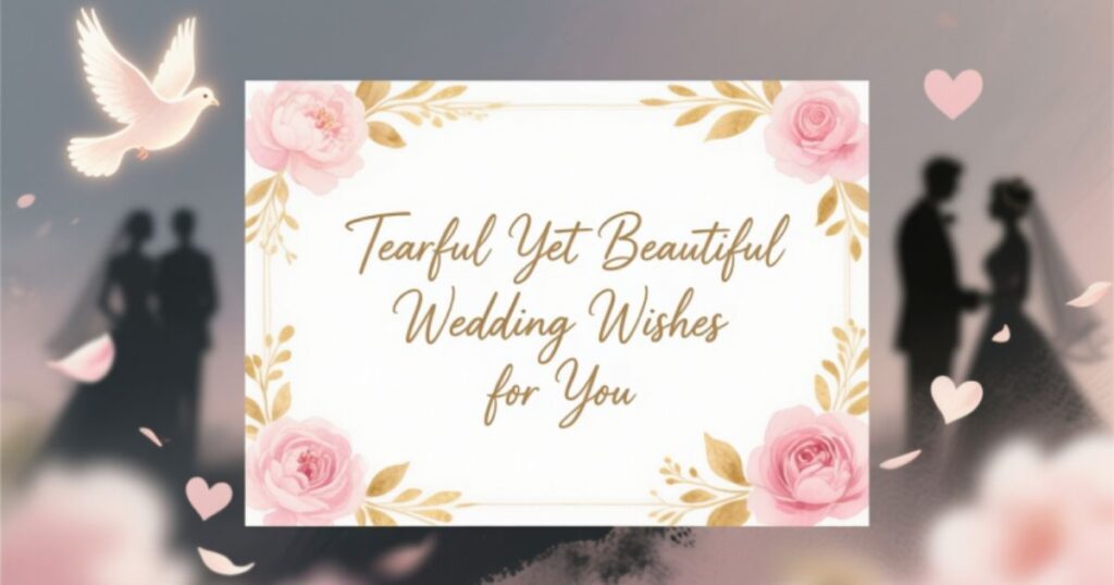 Tearful Yet Beautiful Wedding Wishes for Sister