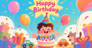 Birthday wishes for kid boy