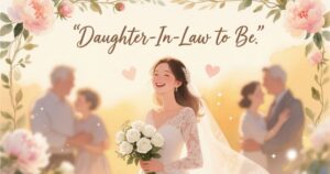 Daughter-In-Law to Be Quotes